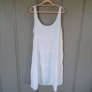 Aritzia little moon firefly White Midi Dress